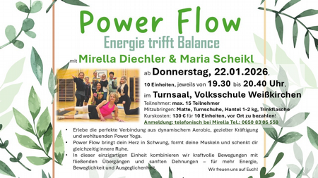 POWER FLOW Energie trifft Balance
