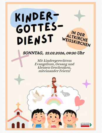 Kindergottesdienst - Pfarre Weißkirchen