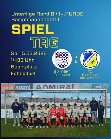 Unterliga Nord B / 14. Runde KM I SPIELTAG - SV
