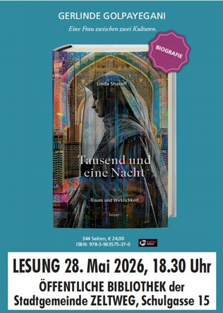Lesung: Gerlinde Golpayegani - Tausend und eine Nacht