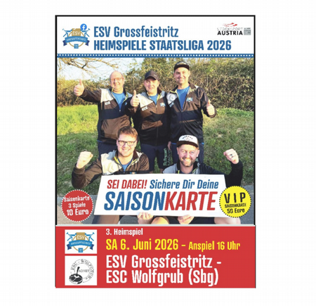 3. Heimspiel ESV Großfeistritz - ESV Wolfgrub (Sbg)