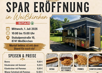 Spar Eröffnung mit Murtal Imbiss