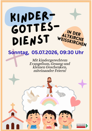 Kindergottesdienst - Pfarre Weißkirchen