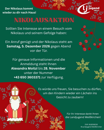 Nikolausaktion - Landjugend Weißkirchen