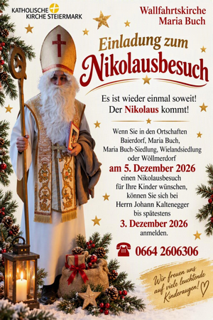 Nikolausaktion - Wallfahrtskirche Maria Buch